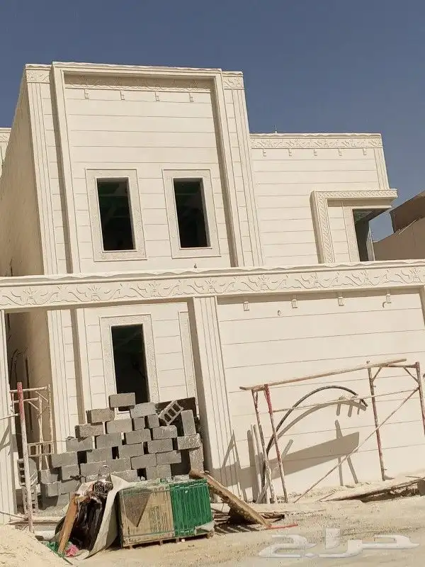 لياسه ملونه بديل الحجر الطبيعي اسمنت ابيض وبطحاءالرياض 0