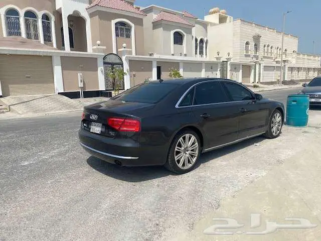 اودي اي 8 لارج رمادي 2014 2