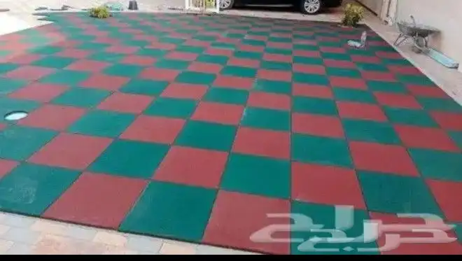 ارضيات ربر مطاطية أو اسفنجية صحن دوار كرسي هزاز 4