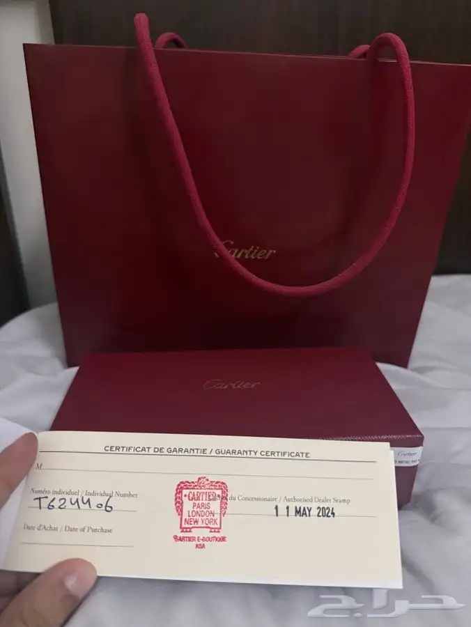 قلم كارتيه سانتوس أصلي Cartier Santos شبه جديد 2