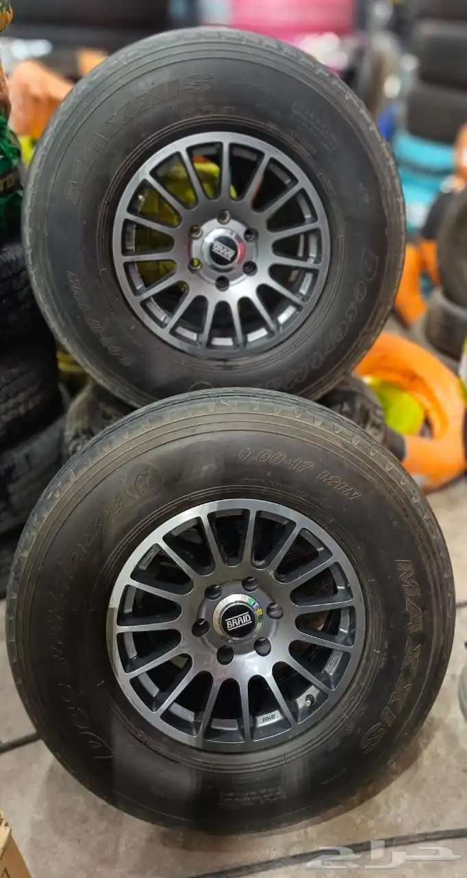 جنوط سيرا مع كفرات بالون جديده استخدام بسيط 4