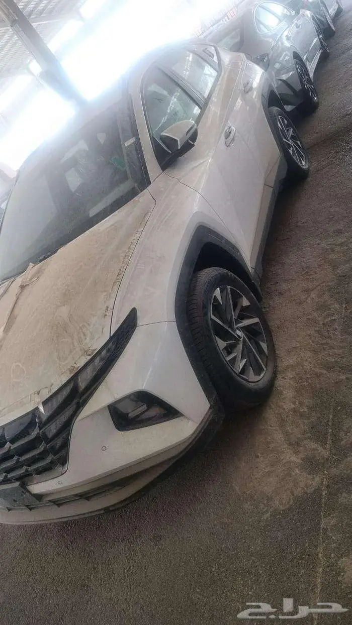 هونداي توسان 2024 سمارت دبل بطاقة جمركية ابيض 1