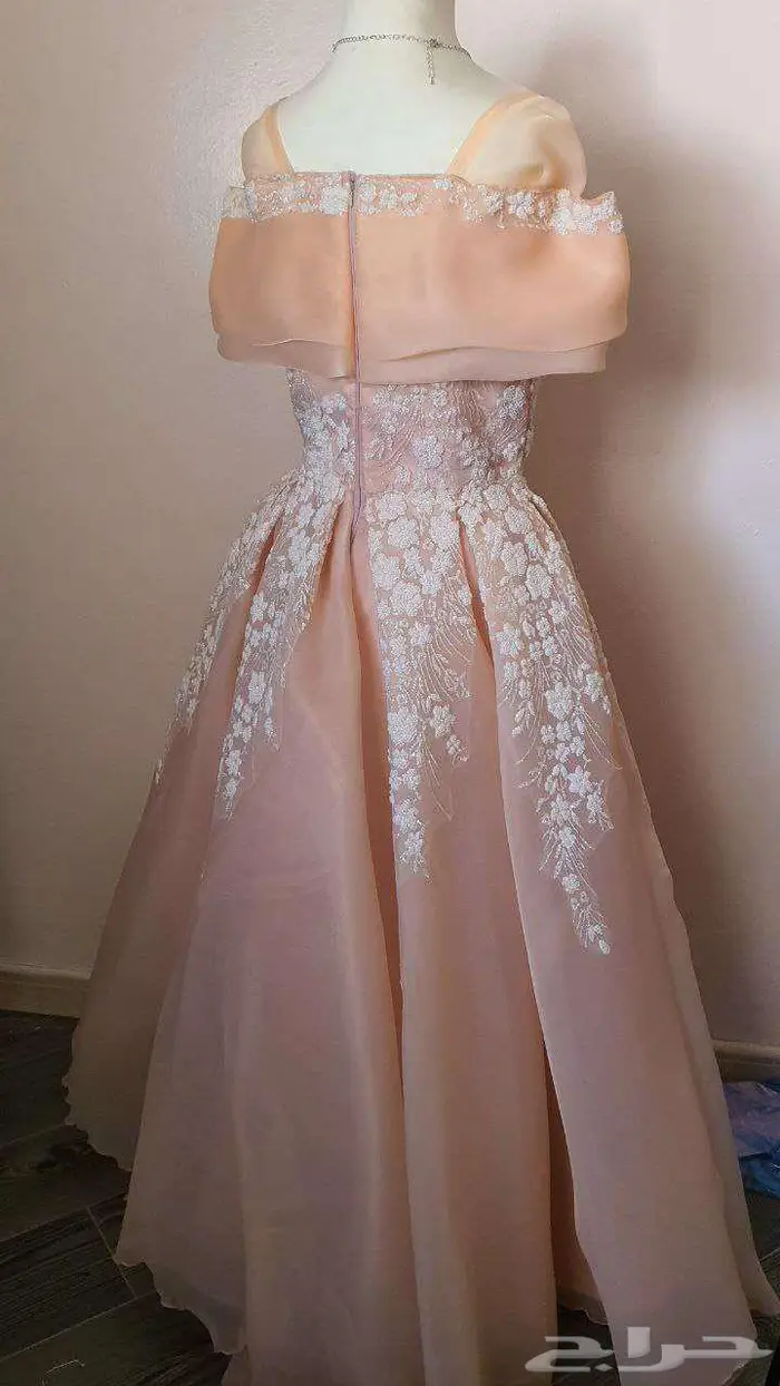 فستان شبكة زهري 1