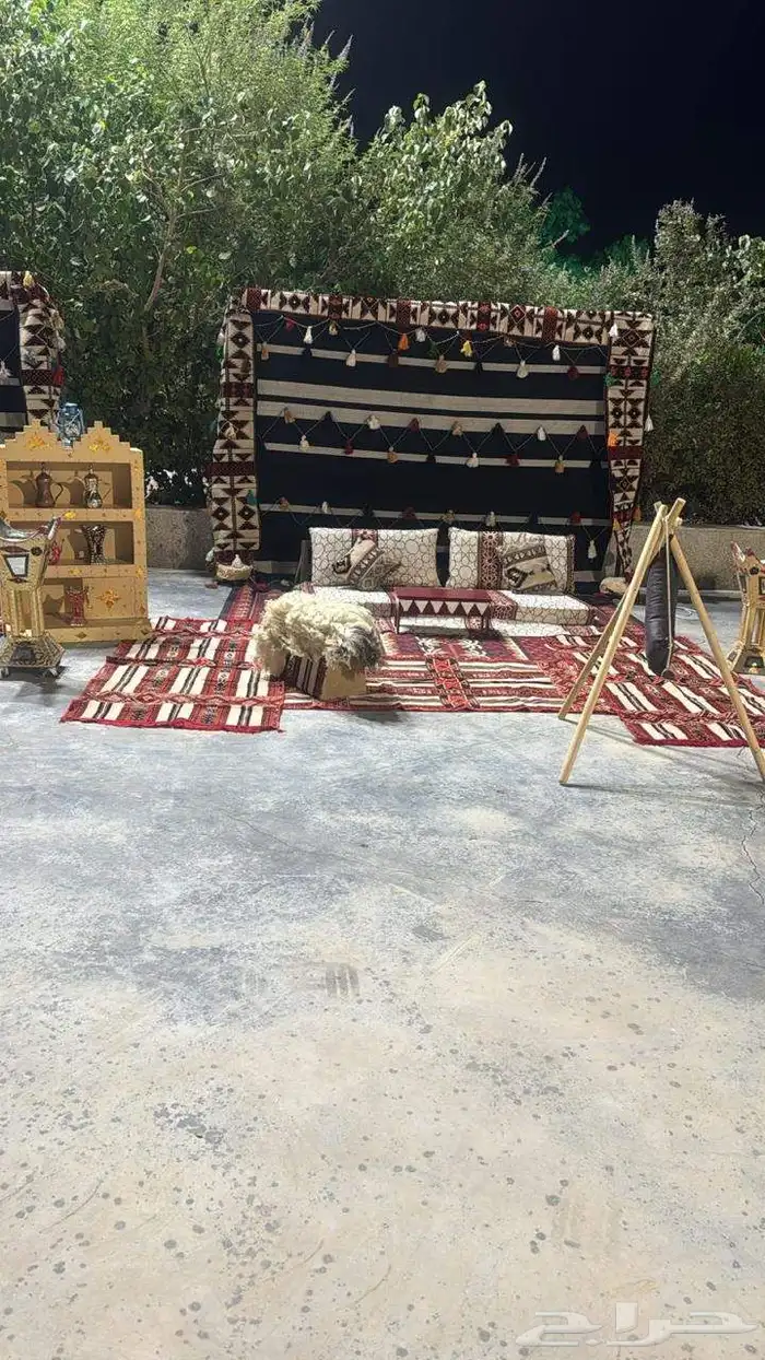 تأجير جلست خيام اوروبي خيام شعبيه وكنب دفايات كراسي 4
