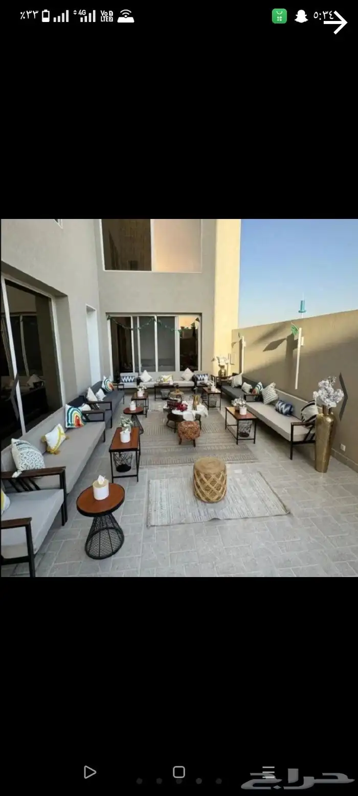 تاجير كنب كراسي vib طاولات دائري مستطيل خشب قزاز 2