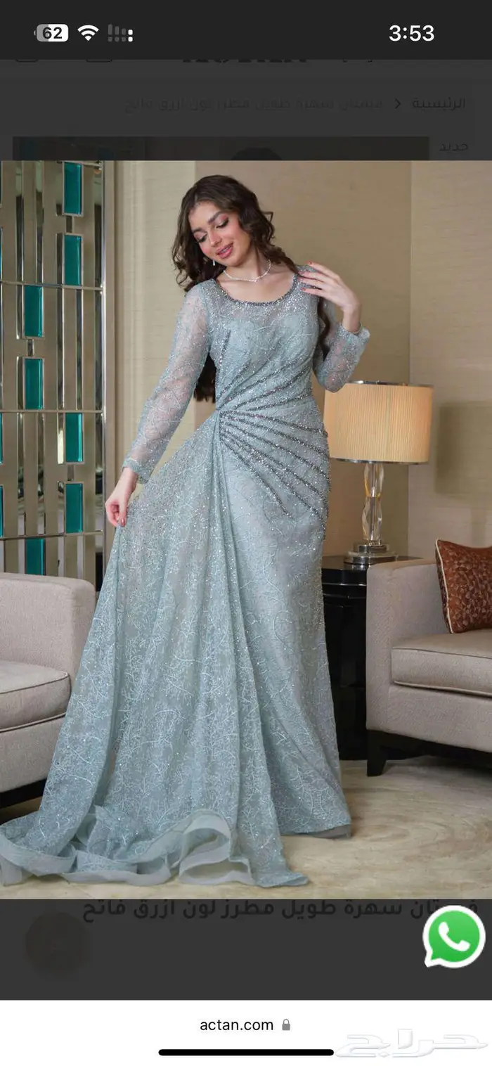 فساتين سهرة مستعملة لبس مره وحده 4