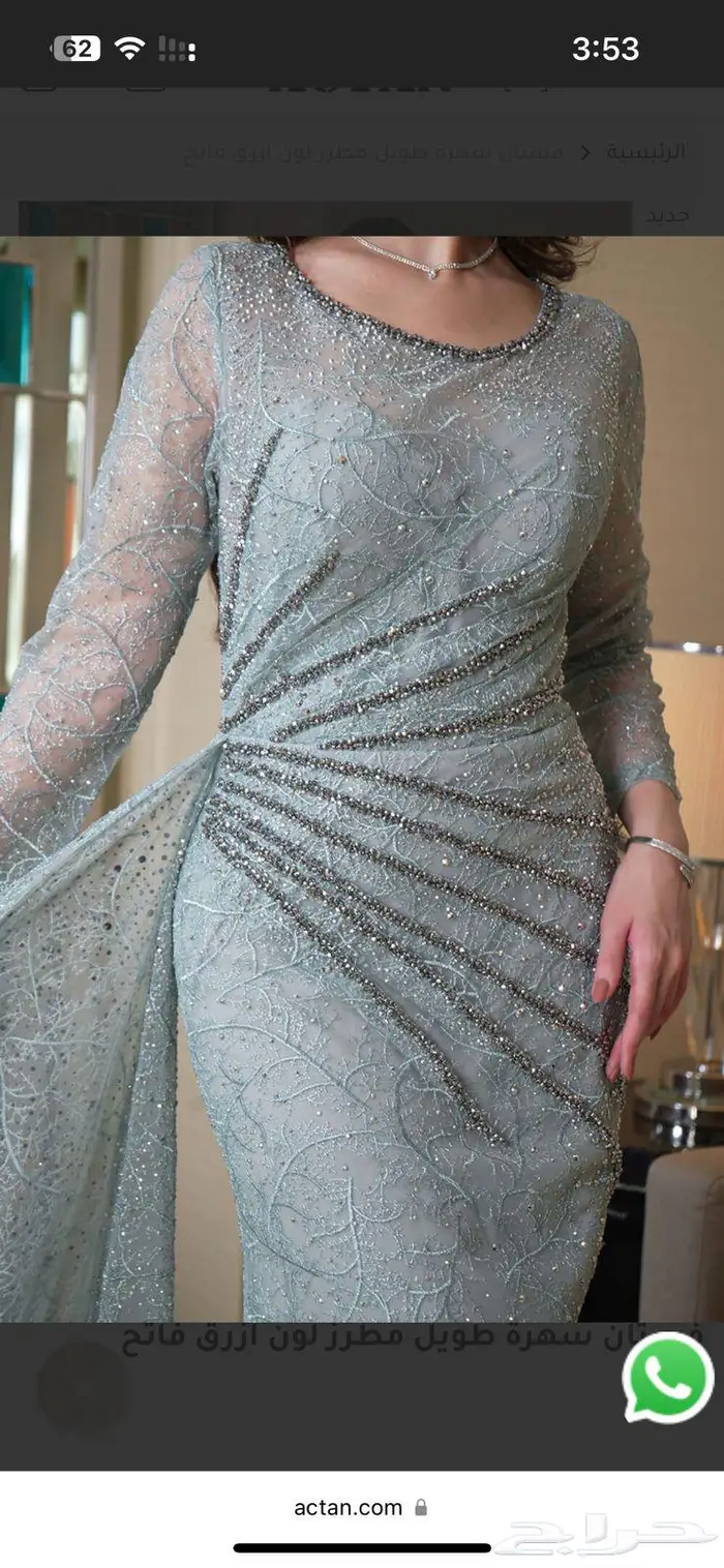 فساتين سهرة مستعملة لبس مره وحده 7
