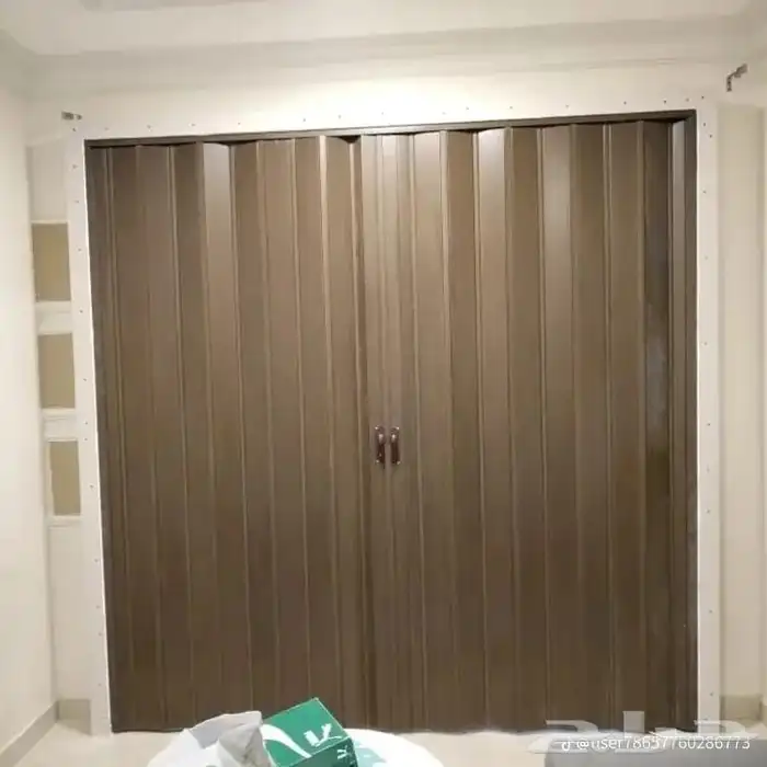 ابواب باب جلد خشب بلاستيك فيبر سحب 1
