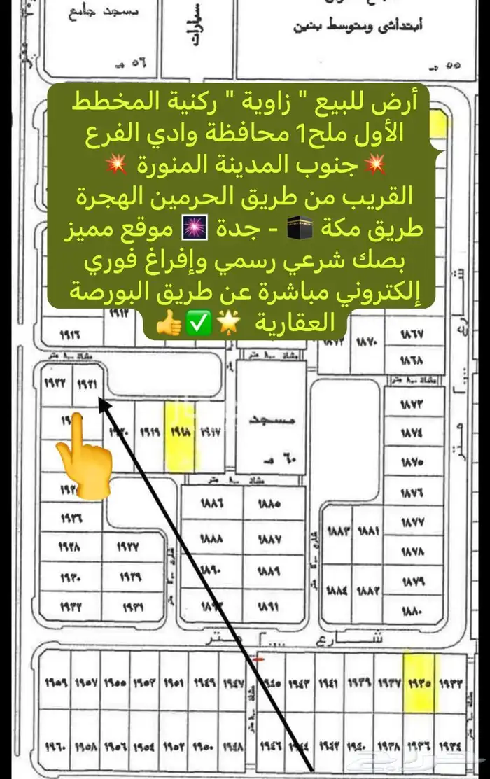 مجموعة أراضي مميزة للبيع وادي الفرع ملح جنوب المدينةالمنورة 8