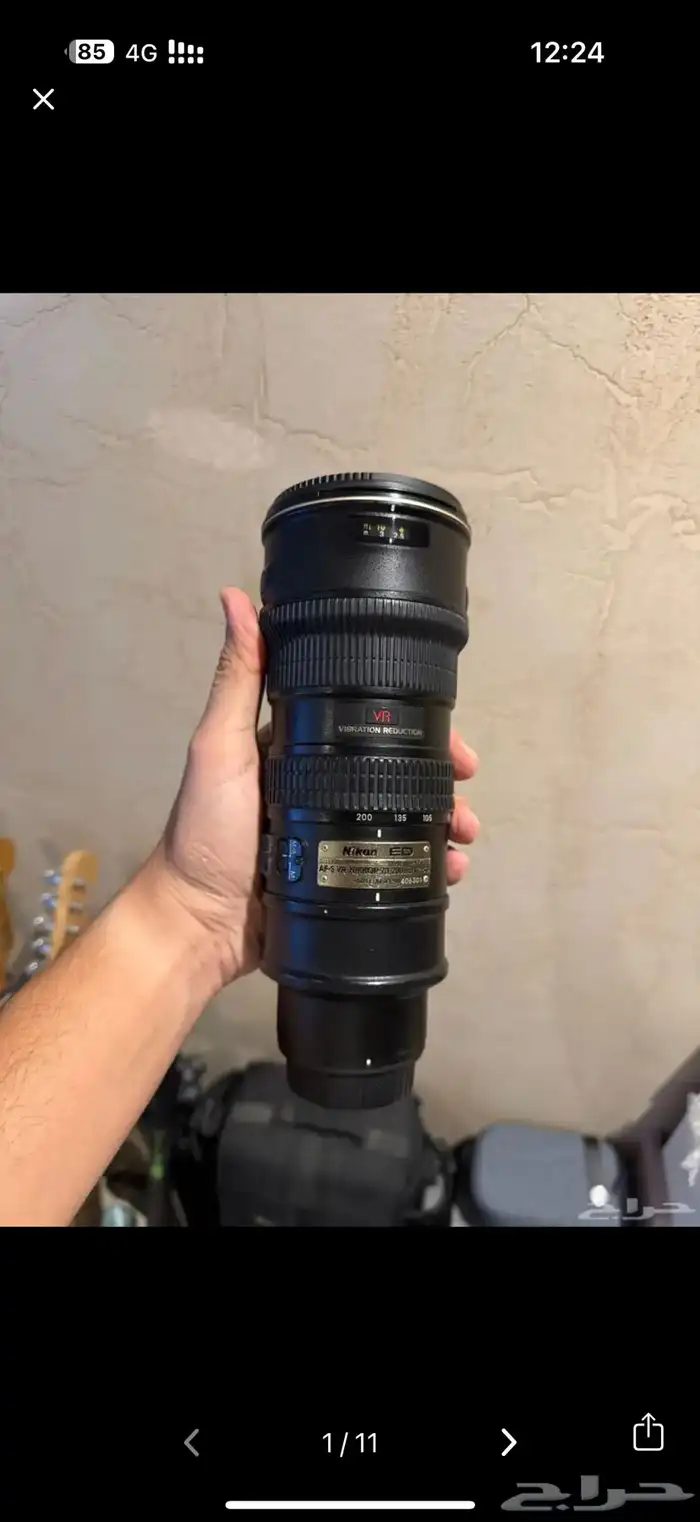 عدسة نيكون 70-200 0