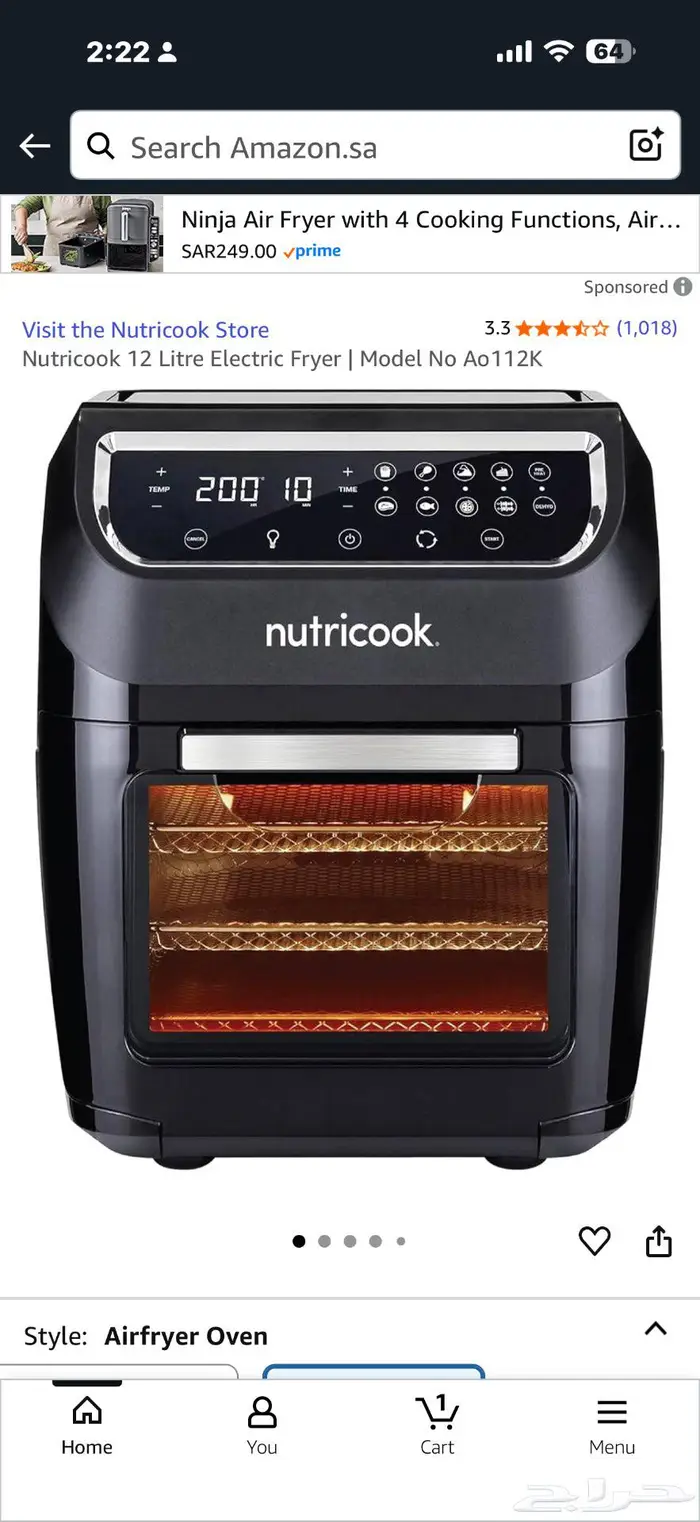 Nutricook used for almost 3 times  same as new 0