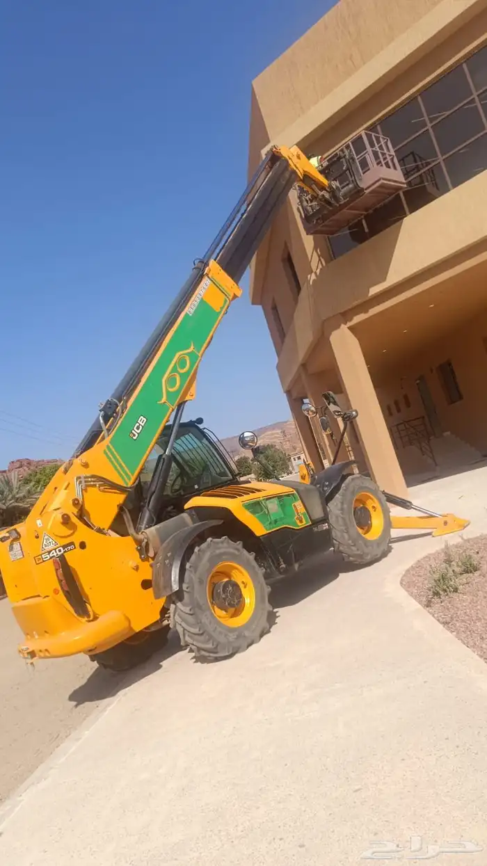 رافعه تلسكوبية تيلي هندر 17 متر شوكه وبكت وسلة للإيجار 1