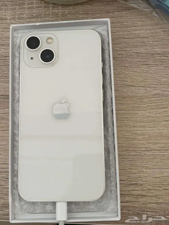 ايفون 13 128 جيجا ابيض البطارية 100 شبه جديد 0