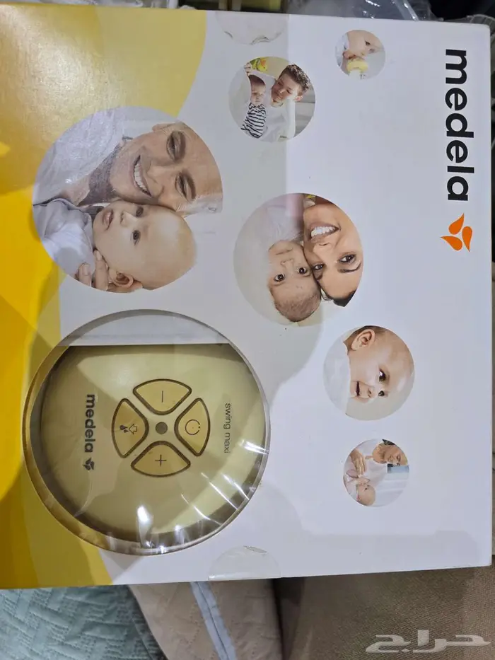 جهاز شفط حليب ناحيتين جديد لم يستخدم بكرتونته medala 0