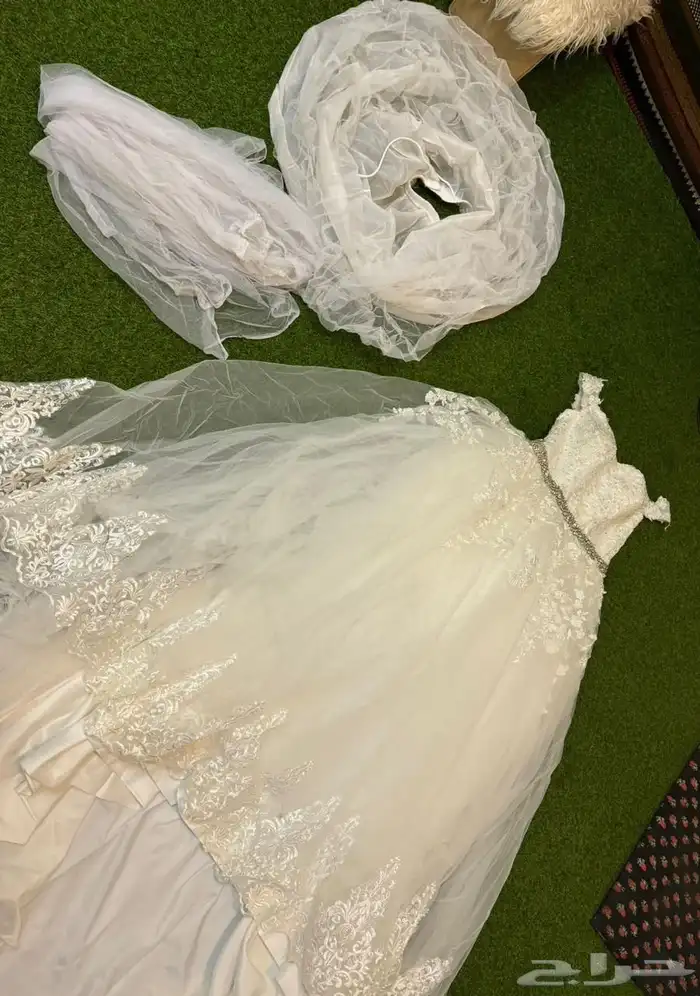 فستان زفاف جديد لم يستخدم 0