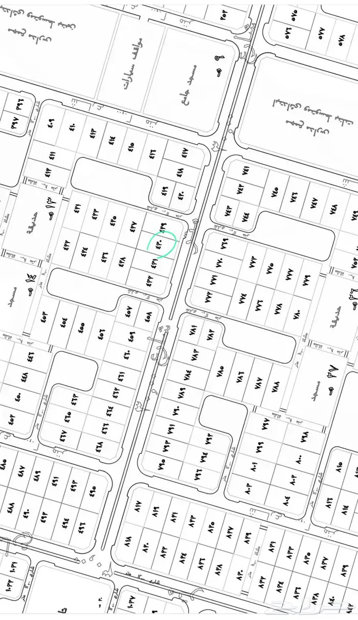 ارض تجارية شرقية مخطط وادي الفرع ملح 1 0