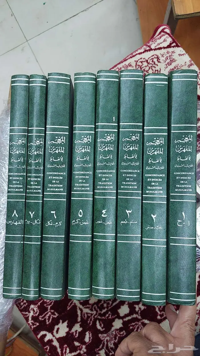 كتاب المعجم المفهرس لالفاظ الحديث الشريف 0