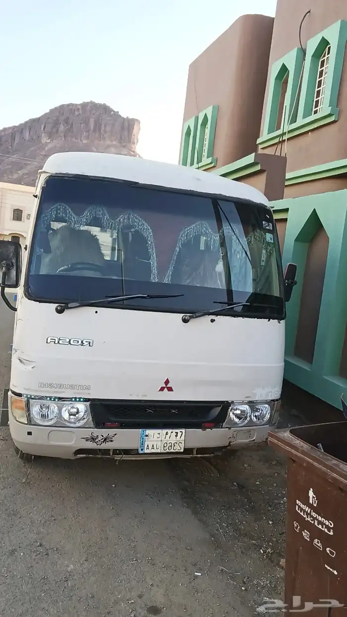 يوجد باص متسوبيشي للايجار داخل الرياض مكيف تلج ماشاء الله 1