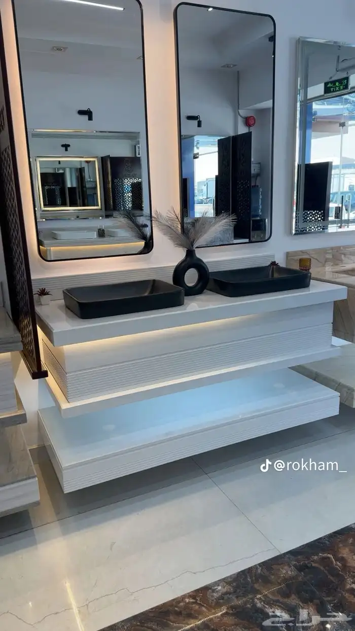 مغسلة رخام صناعي تفصيل وتركيبها 0