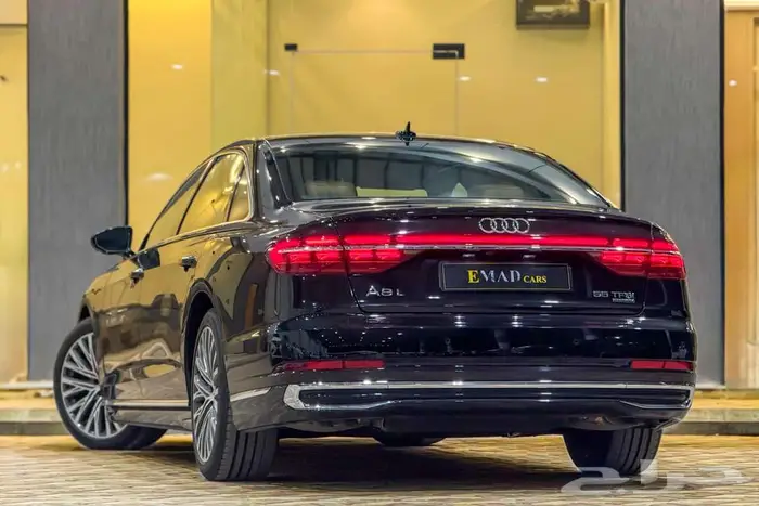 اودي A8L V6 2024 اسود خليجي تحت الضمان 3