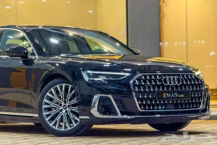 اودي A8L V6 2024 اسود خليجي تحت الضمان 1