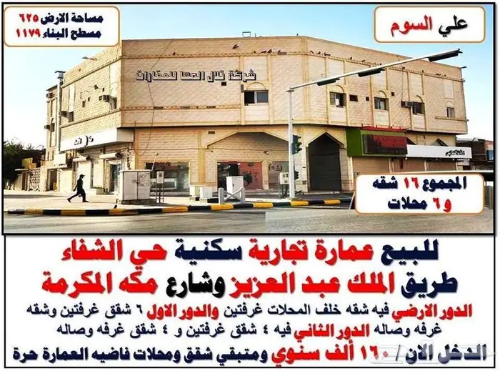 ابحث عن فرصه عقاريه دور وشقتين و3 ادوار سكني وتجاري 19