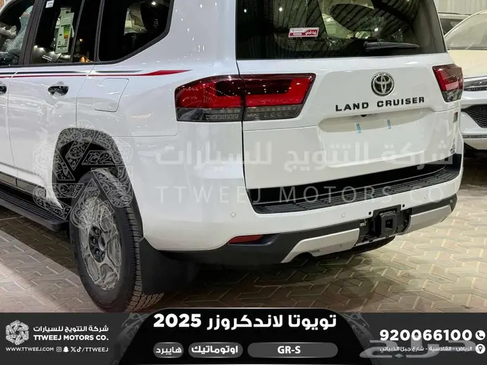 لاندكروزر جي ار GR أبيض هايبرد 2025 اقل سعر كاش واقساط 34