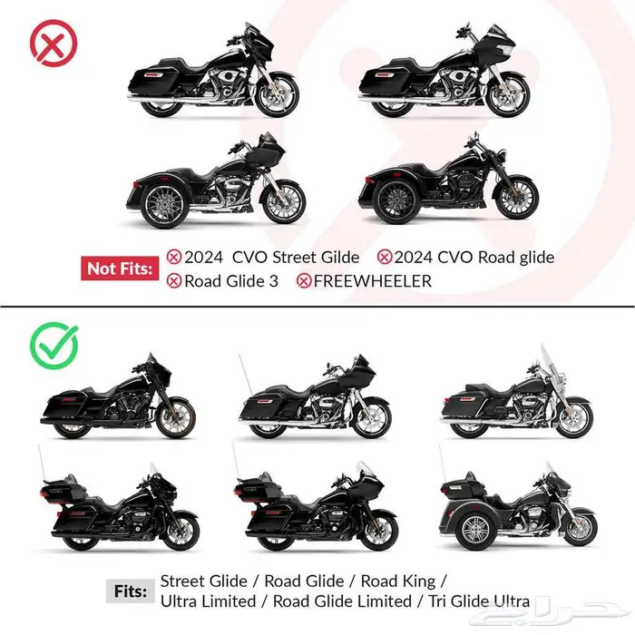 مقعد هارلي تورينج جديد Harley Touring Seat 2009-2023 5