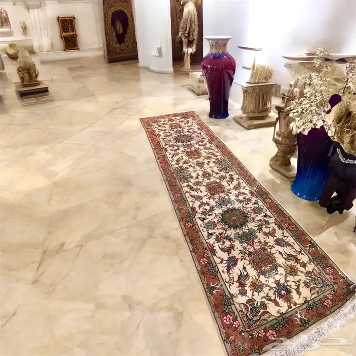 سجادة صوف إيرانية أصلية بحالة ممتازة 1