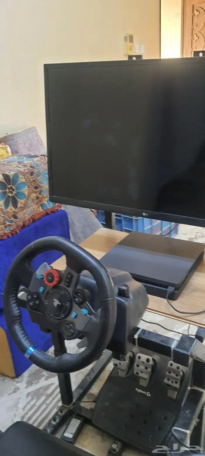 لوجيتك عجلة قيادة درايفنج فورس مع القير G29 6