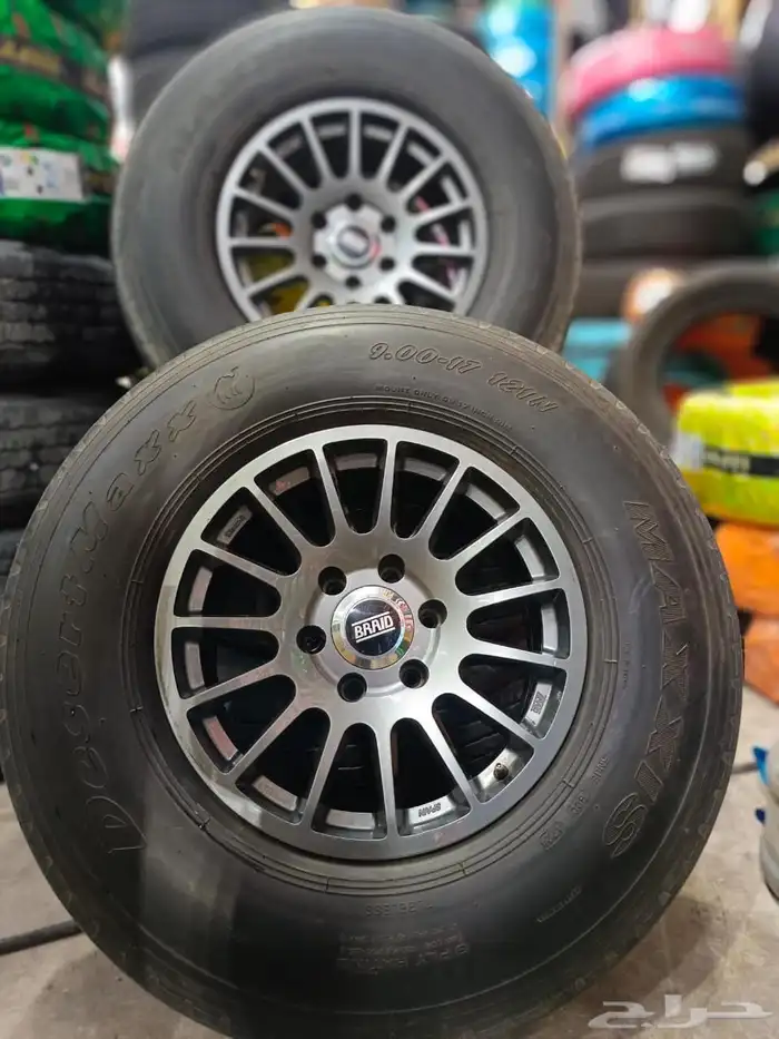 جنوط سيرا مع كفرات بالون جديده استخدام بسيط 2