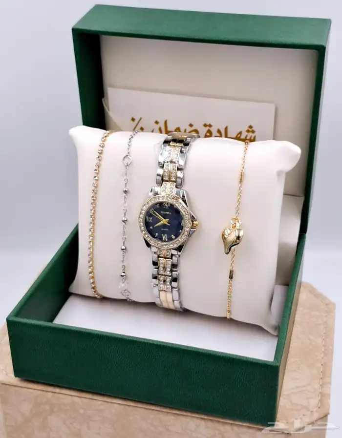 طقم ساعه نسائي فخم 5