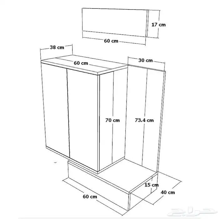 ركن قهوة مودرن لون رمادي درجتين 6