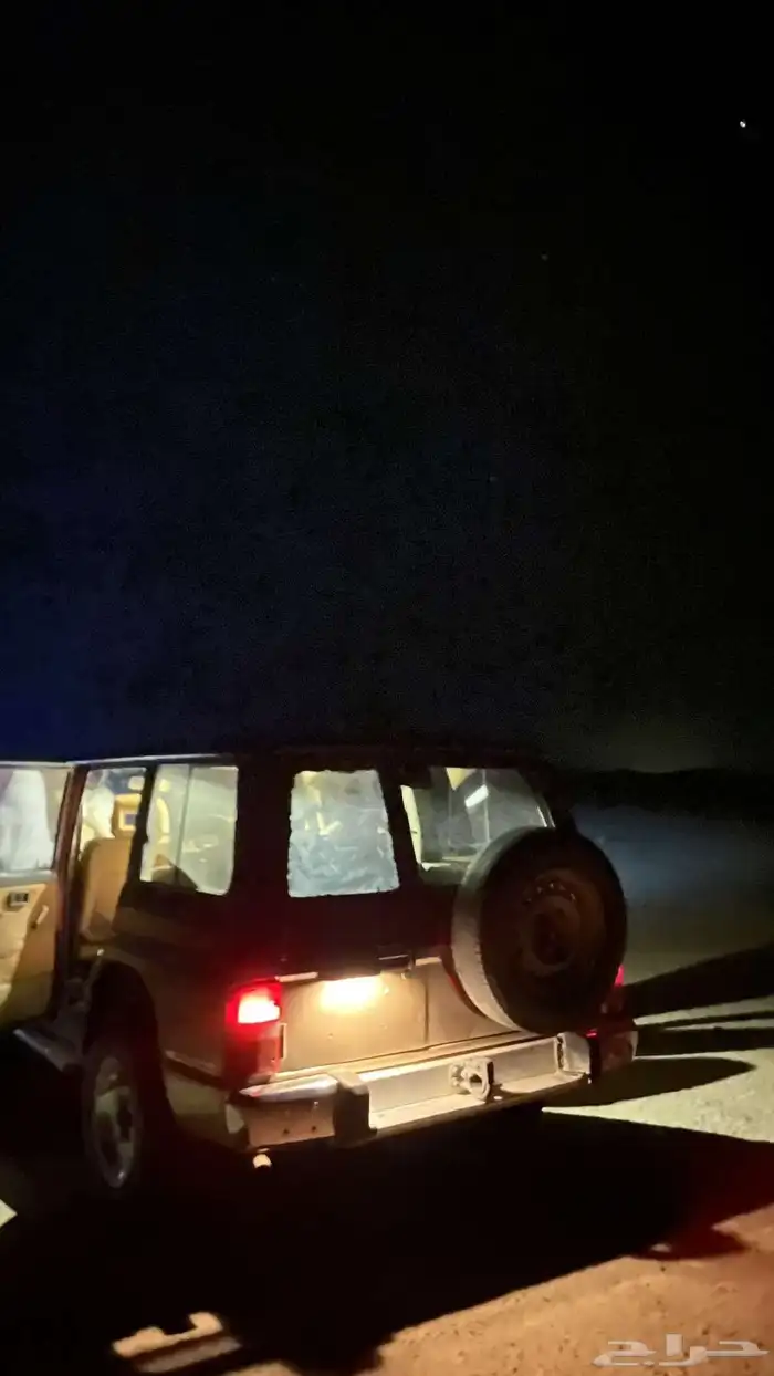 جيب نيسان سفاري مديل 91 بابين الموتر نضيف مكينه قير الدبل ال 0