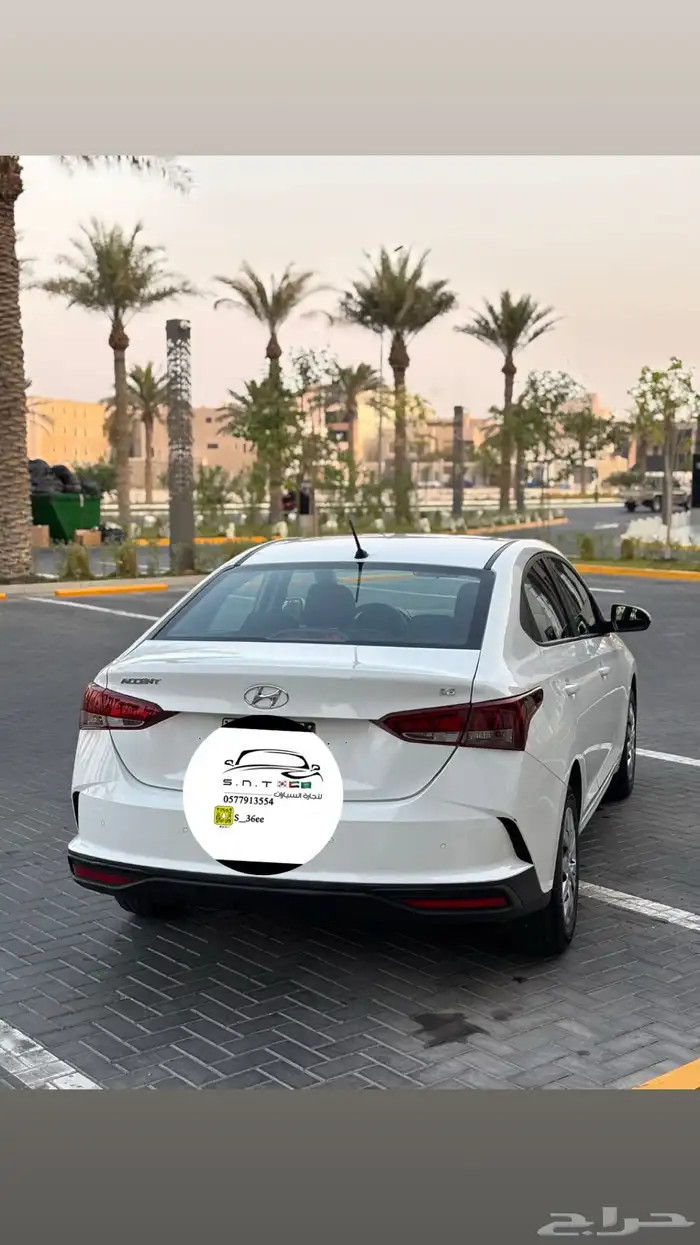 للبيع اكسنت 2023 ممشى 61 بحاله الوكاله 1