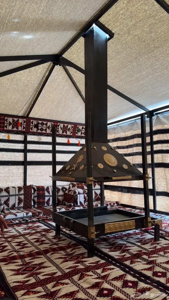 بيوت شعر على هيكل حديد 4