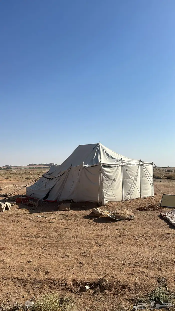 خيمه عمودين مابه ال شق بسيط من فوق 2