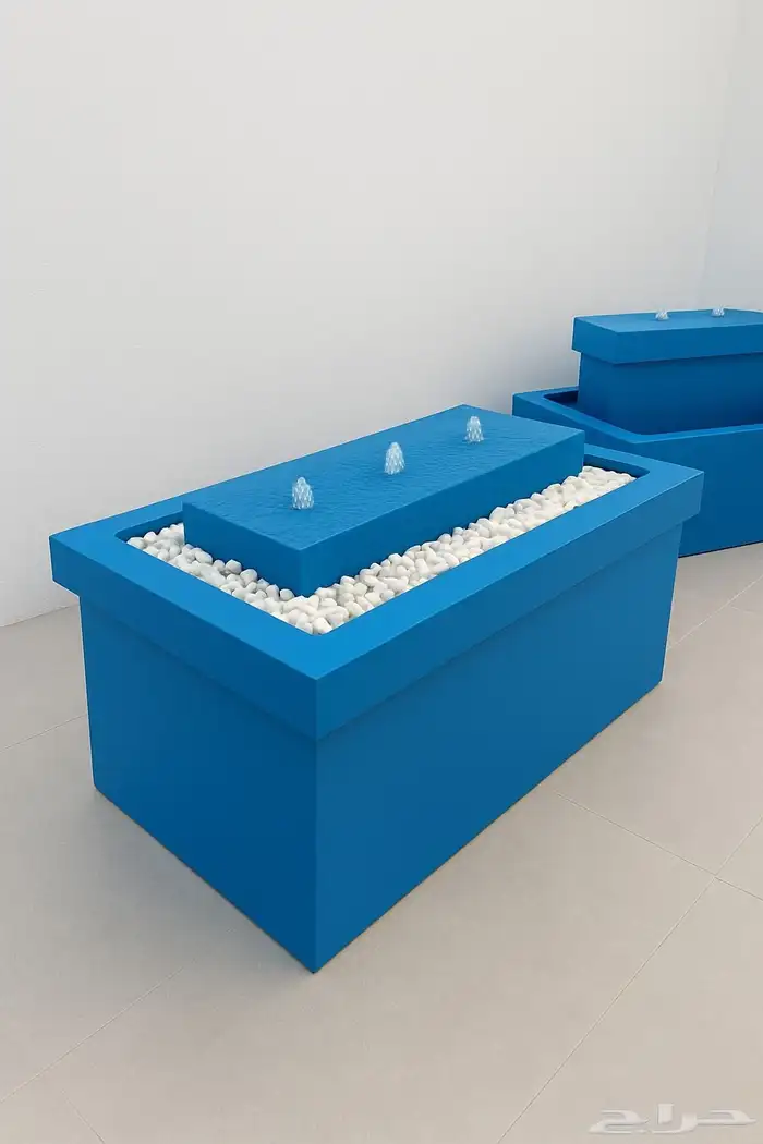 شلالات نوافير وأحواض فايبر جلاس بجودة عالية وتصميم حسب 3