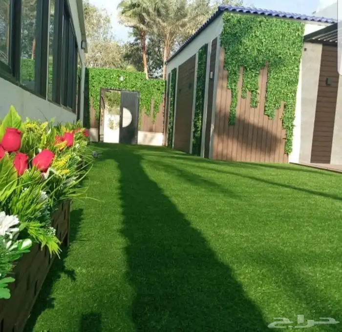 عشب حدائق صناعي ثيل أرضي بكل انوعه 4