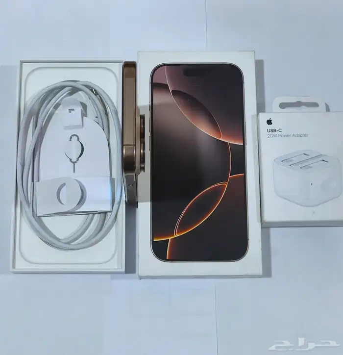 ايفون 16 برو 256 قيقا صحراوي شبه جديد 6