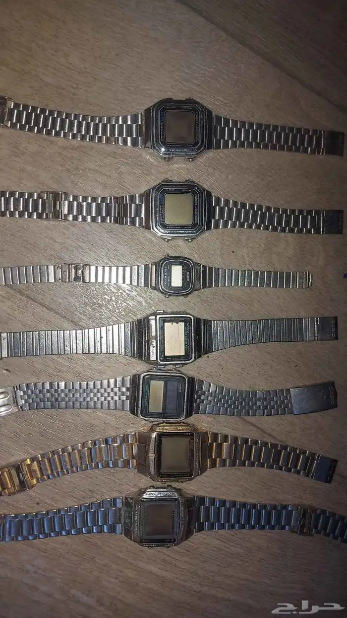 مجموعه ساعات قديمه CASIO 0