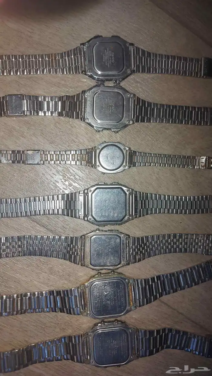 مجموعه ساعات قديمه CASIO 2