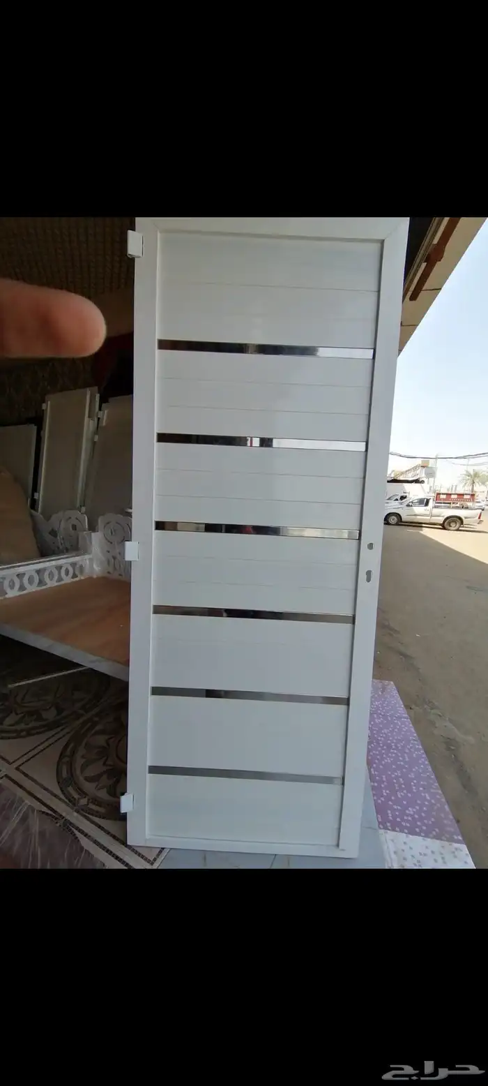 تفصيل ابواب المنيوم شرايح  فيبر شبابيك عادي دبل سراياء تيوب 6