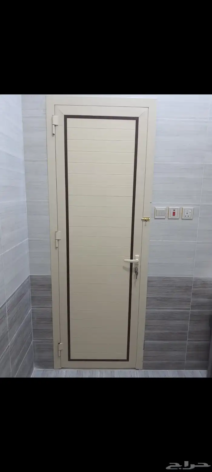 تفصيل ابواب المنيوم شرايح  فيبر شبابيك عادي دبل سراياء تيوب 3