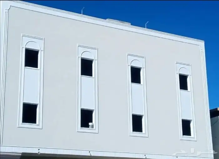 ديكورات خارجيه بديل الحجر الطبيعي سمنت أبيض وبطحاء الرياض 4