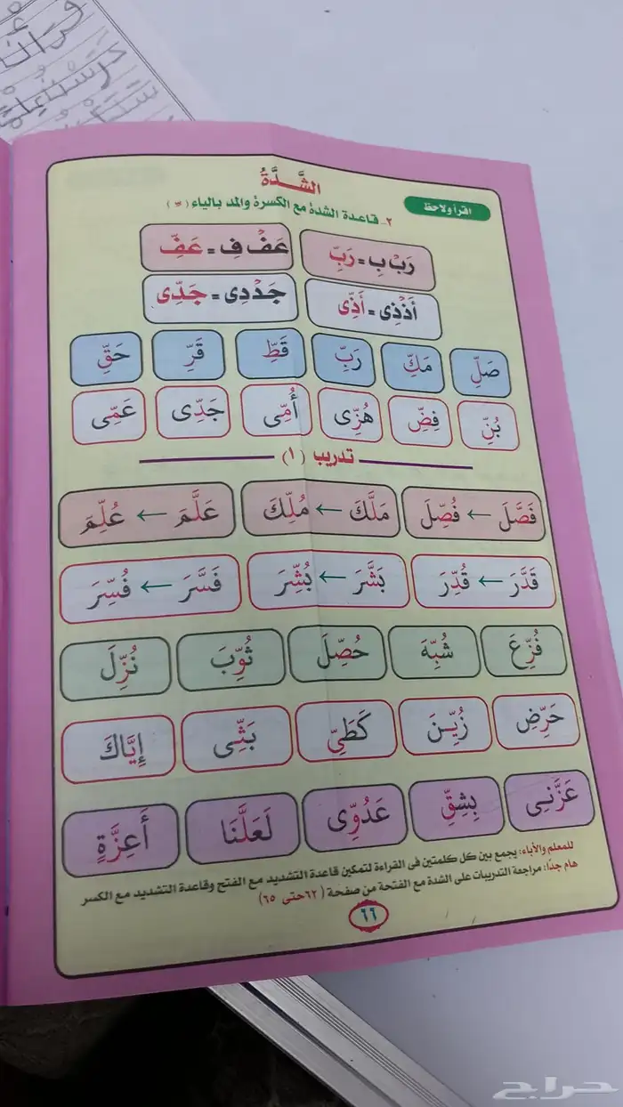معلم متابعة وتأسيس وحل الاختبارات الشهرية والنهائية في جميع 6