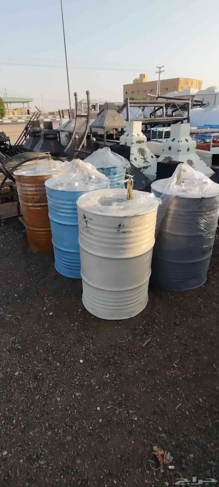 مغاسل مخيمات براميل 0