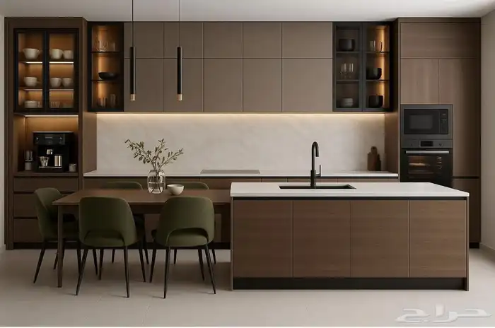 تفصيل جميع انواع المطابخ الحديثه شغل مضمون شغل بادقه 3