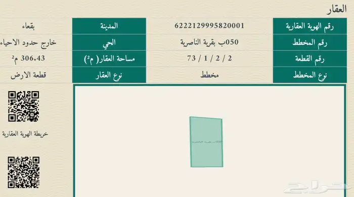 البيع قطعة ارض في بقعاء قرية الناصرية بمنطقة حايل 0