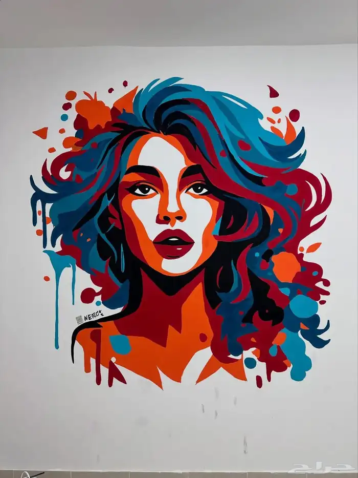 رسام _معلم فنون رسم جداريات عروض ولا أروع 1